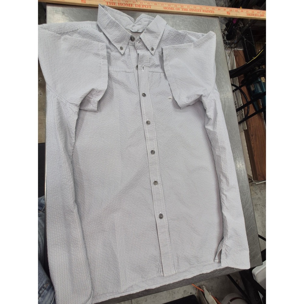 Eddie Bauer Button Down Shirt Wrinkle‎ Resistant Stretch XXL